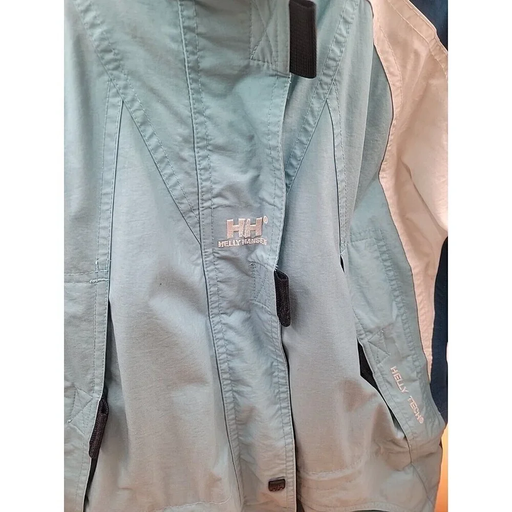 Helly Hanson Helly Tech Waterproof Jacket Size Small Blue - Picture 2 of 16